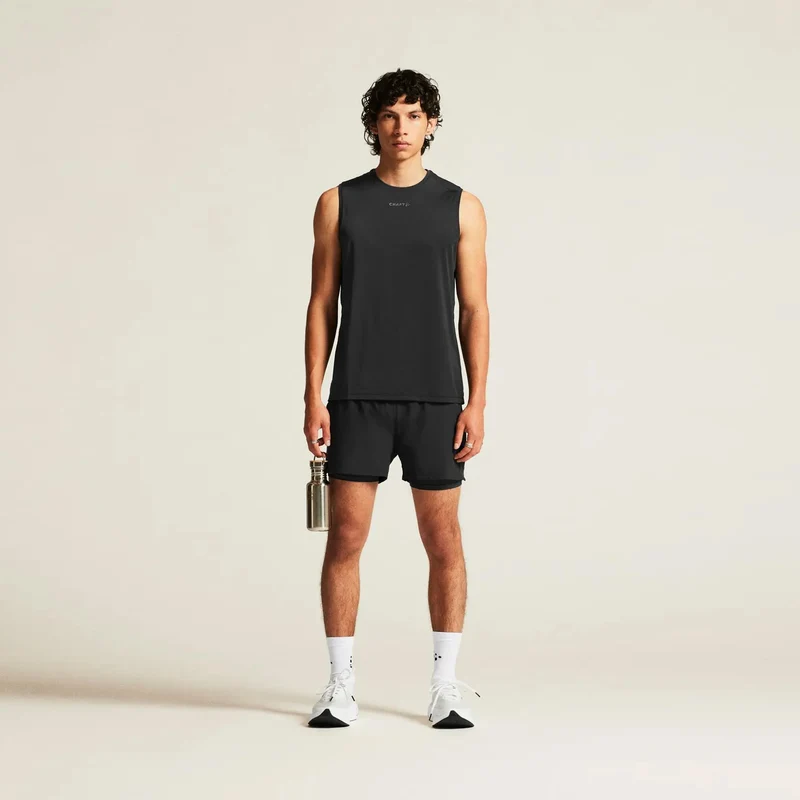 ADV Essence Laufshirt Herren - schwarz