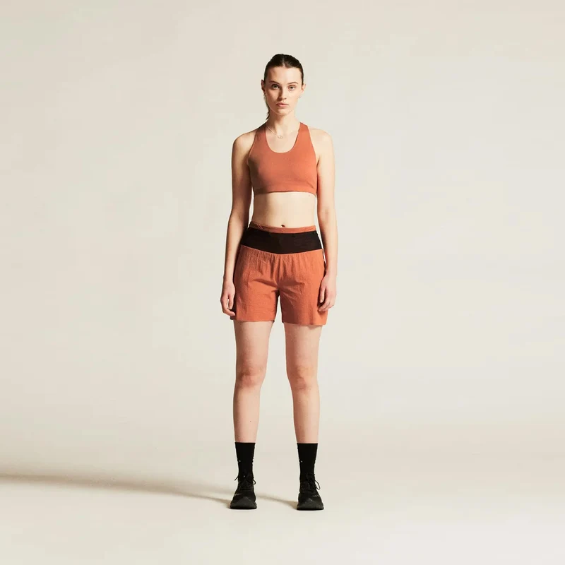 Pro Trail Laufshorts Damen-Rot