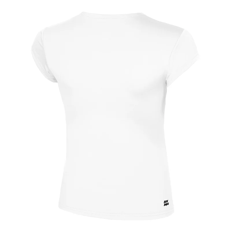 Crew V-Neck T-Shirt Damen-Weiß