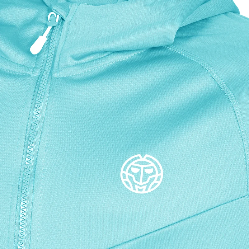 Crew Hood Trainingsjacke Herren-Türkis