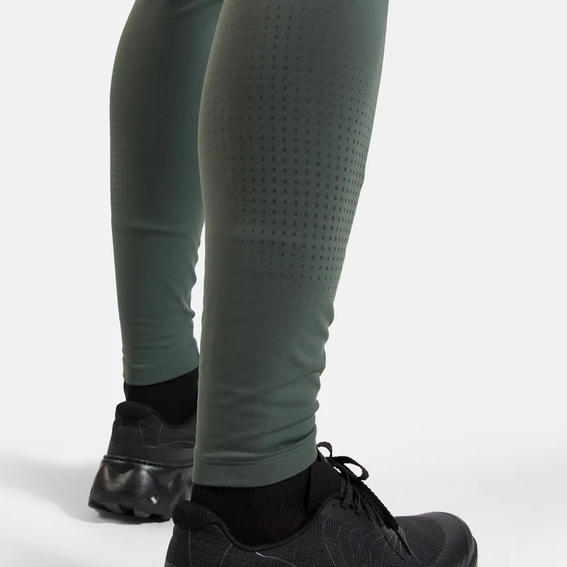 Zeroweight Warm Reflective Lauftight Herren-Oliv