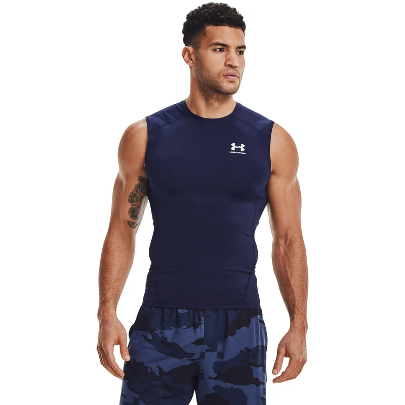 Heatgear Comp Tank-Top Herren-Dunkelblau,Weiß
