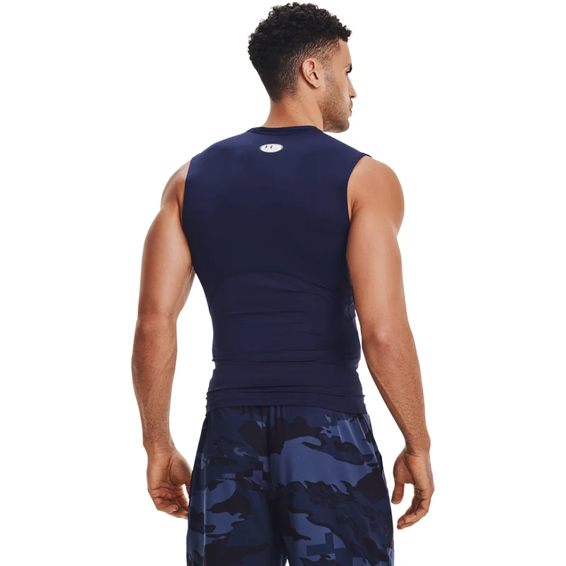 Heatgear Comp Tank-Top Herren-Dunkelblau,Weiß