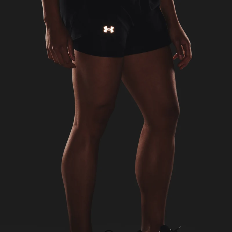 Fly By 2.0 2in1 Shorts Damen-Schwarz,Silber