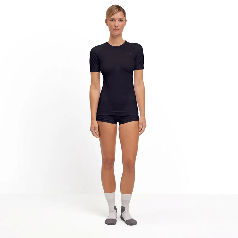 Warm Unterhemd Damen-Schwarz
