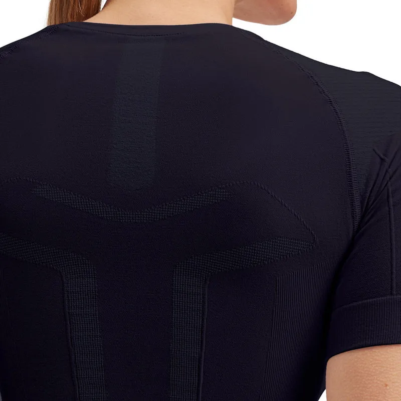 Warm Unterhemd Damen-Schwarz