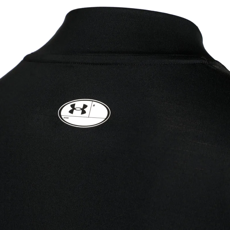 Heatgear Comp Mock Longsleeve Herren-Schwarz
