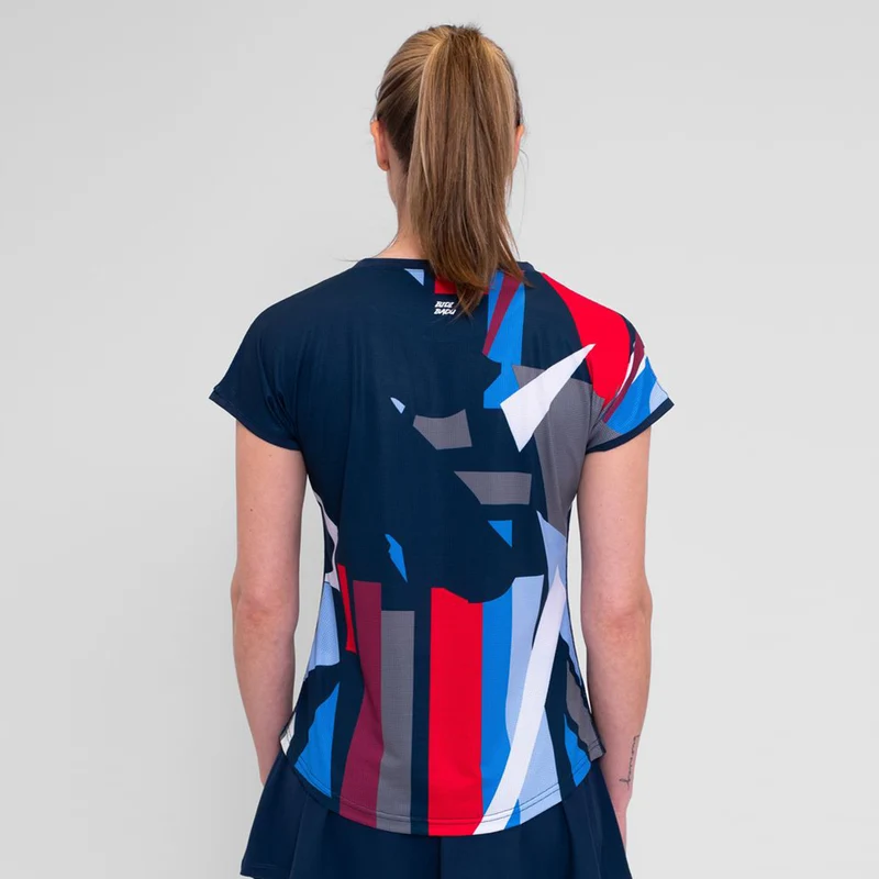 New York 2024 T-Shirt Damen-Dunkelblau,Mehrfarbig