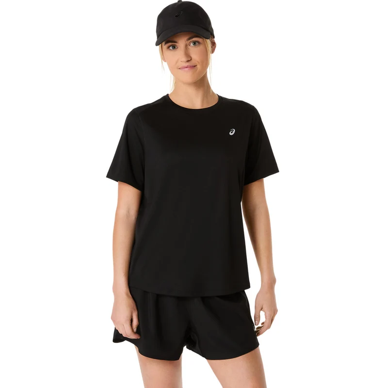 Core Laufshirt Damen - schwarz