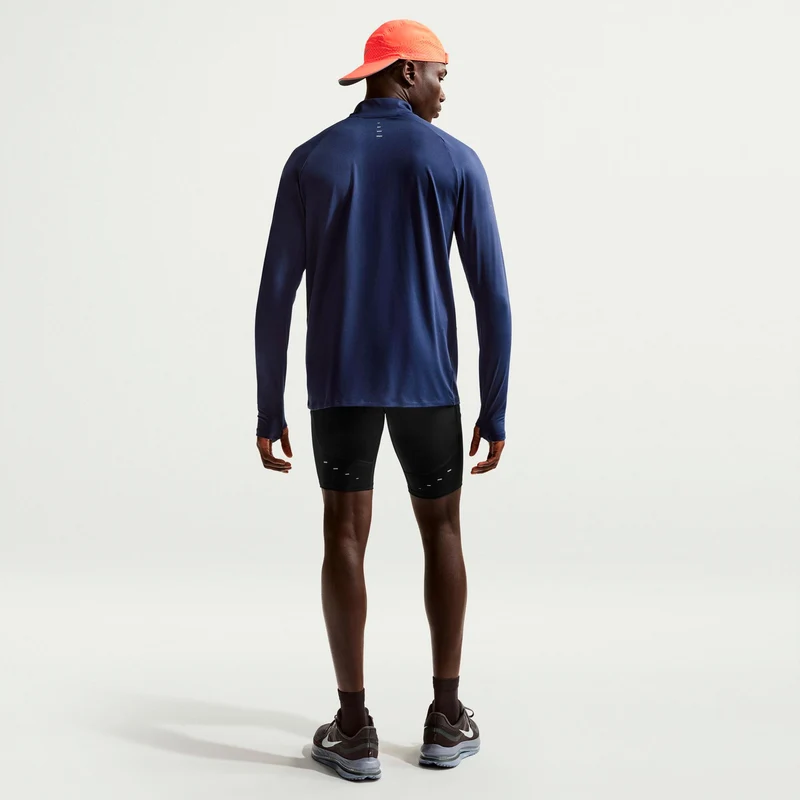 Stride Half Lauftight Herren - schwarz, silber