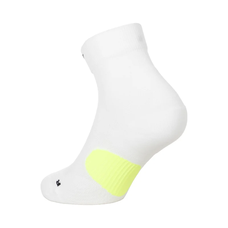 Fast Midweight Ankle Laufsocken Unisex - weiß, neongrün