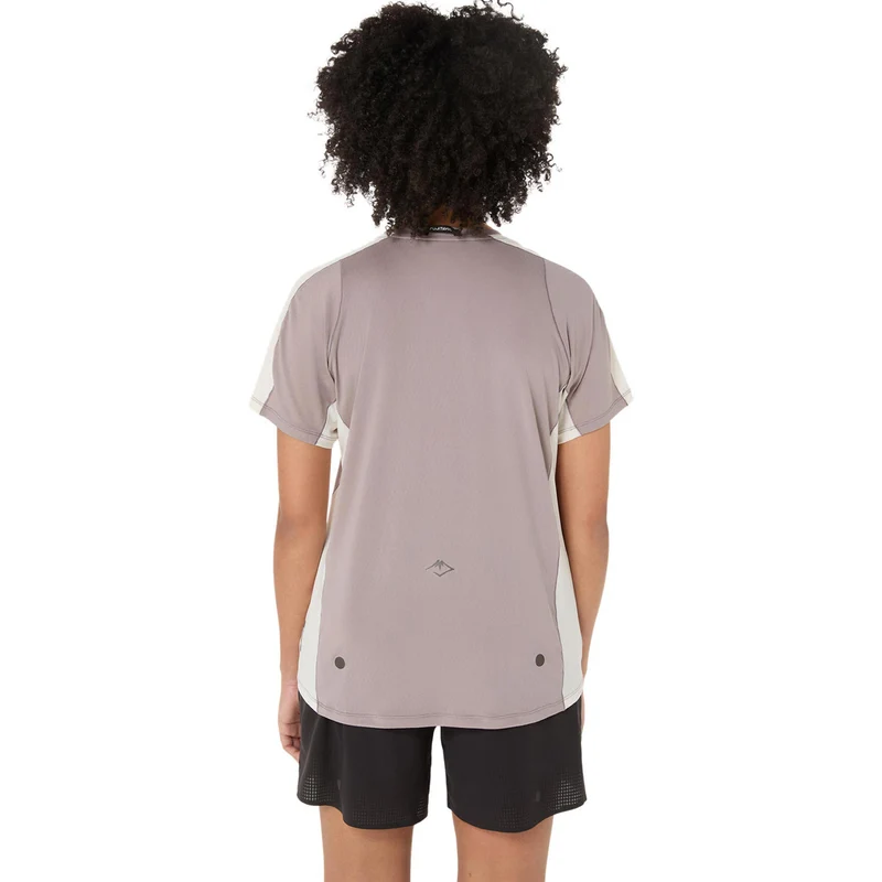 Fujitrail Elite Laufshirt Damen-grau, beige