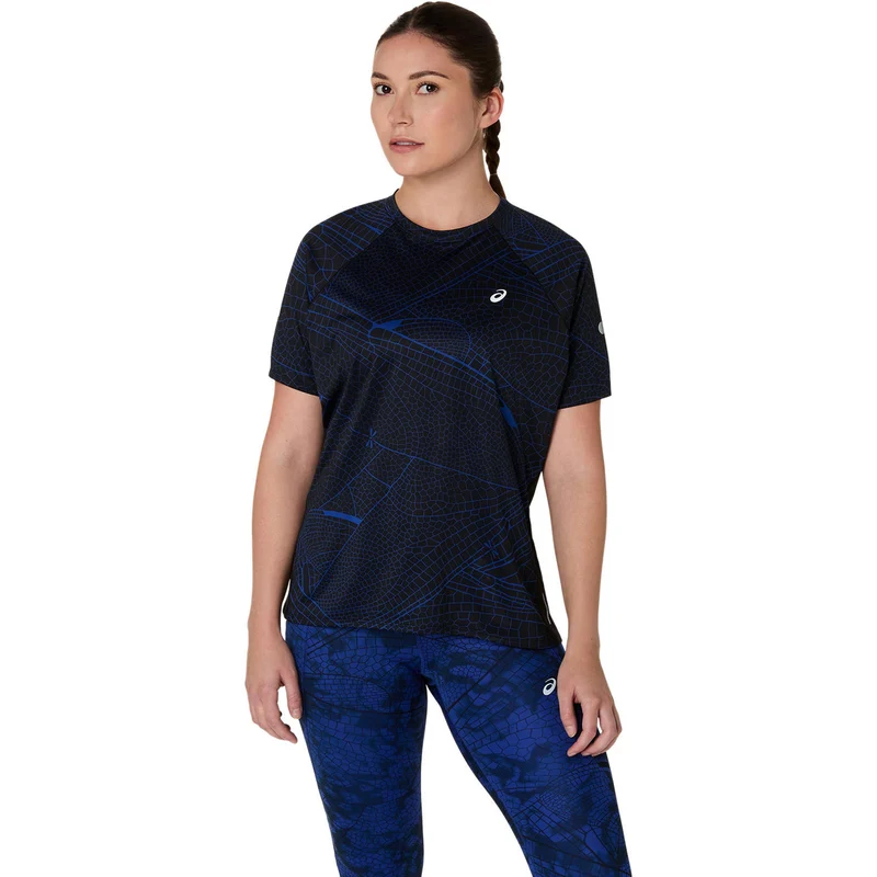 Road Lite-Show Laufshirt Damen-Schwarz,Dunkelblau