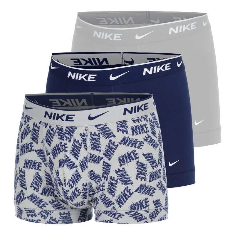 Everyday Cotton Stretch Boxer Short Herren-Grau,Mehrfarbig