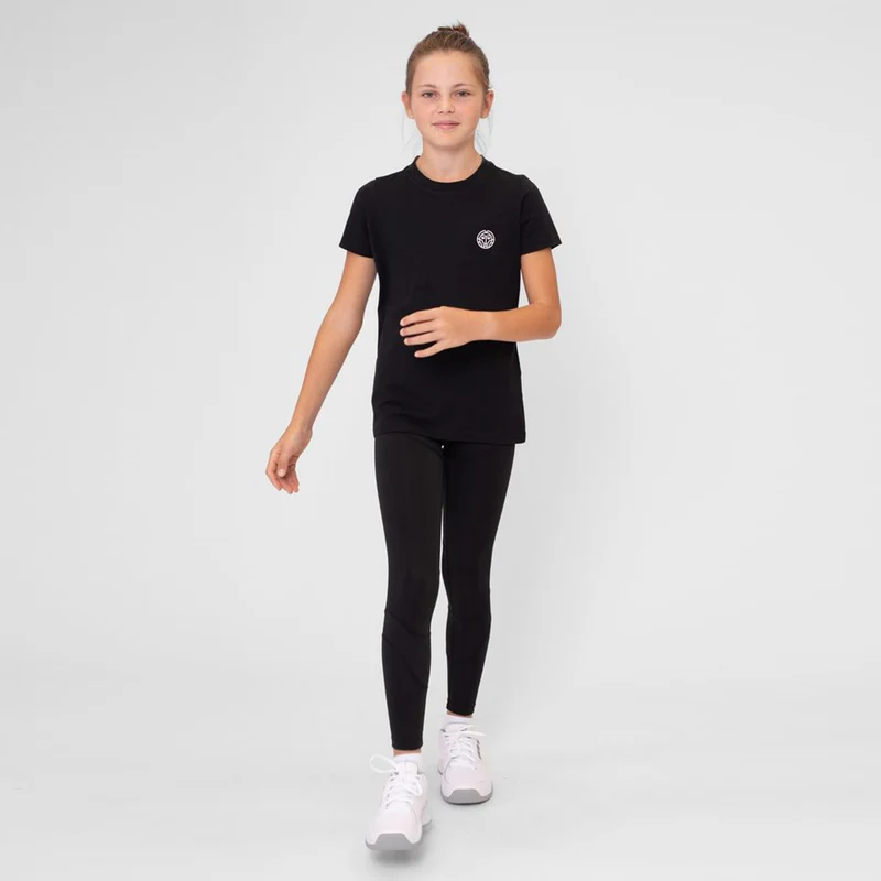 Crew Chill T-Shirt Mädchen-Schwarz