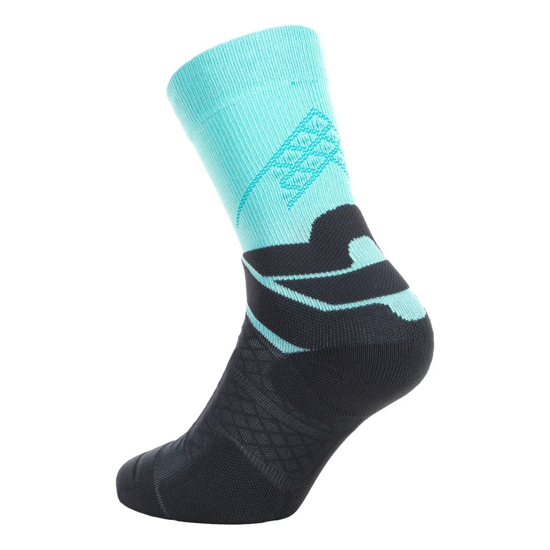 Run Performance Mid Cut Laufsocken Herren-mint