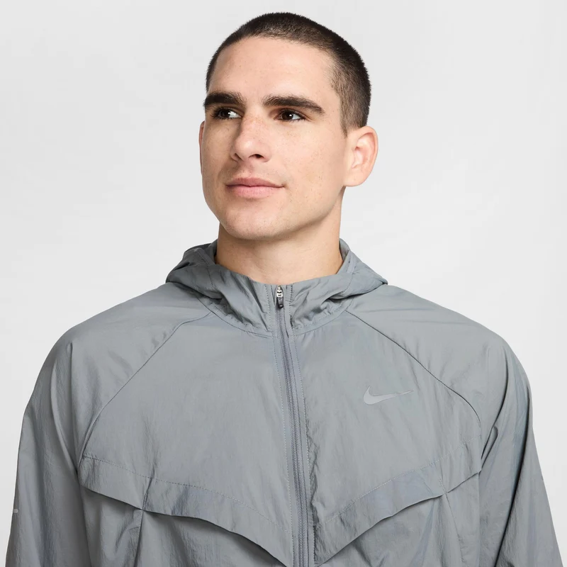 Stride Laufjacke Herren - grau, silber