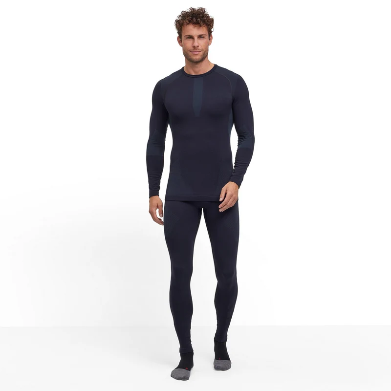 Warm Unterhemd Herren - schwarz