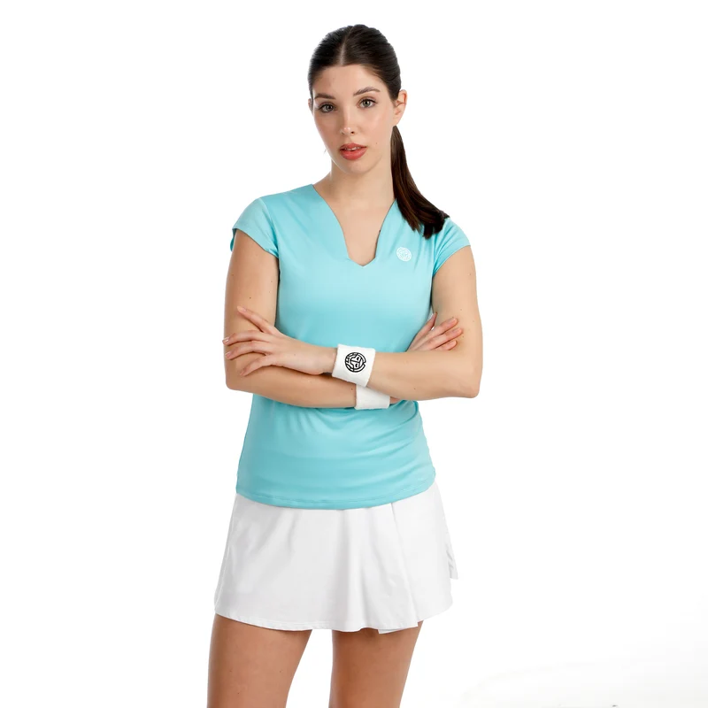 Crew 2.0 V-Neck T-Shirt Damen-türkis