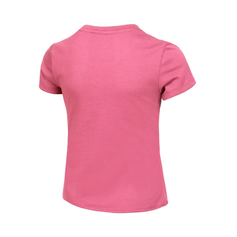 Baseline Logo T-Shirt Mädchen-Pink
