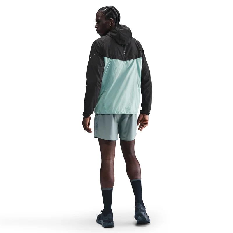 Stride Laufjacke Herren - schwarz, türkis