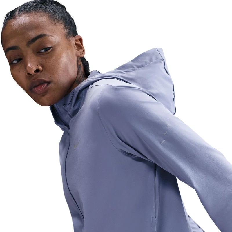 Swift Laufjacke Damen - blaugrau, silber