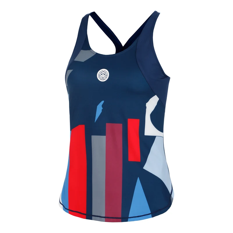 New York 2024 Tank-Top Damen-Dunkelblau,Mehrfarbig