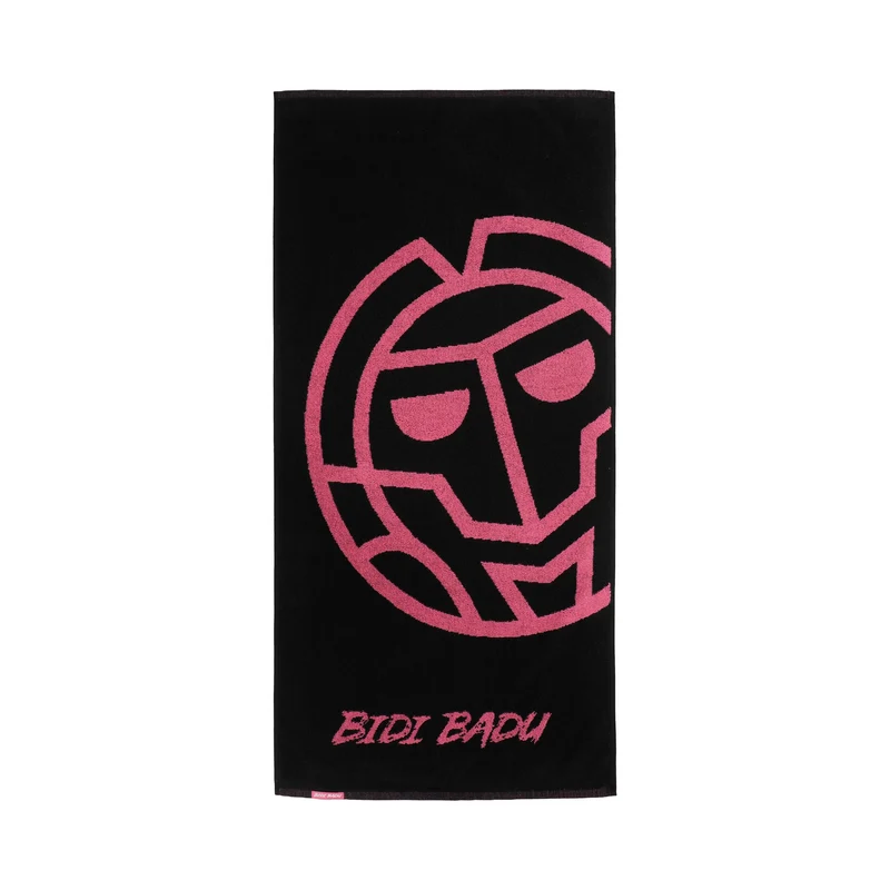 Badehandtuch 50x100cm Handtuch -schwarz,pink