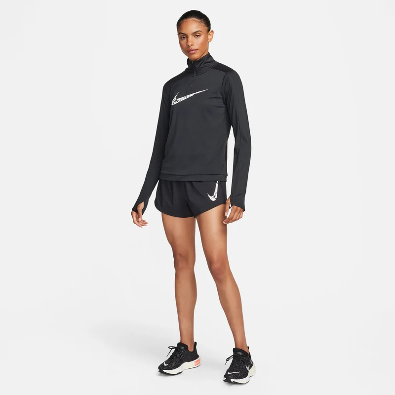 Dri-Fit One Laufshorts Damen-Schwarz